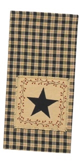 Star Patch Dishtowel