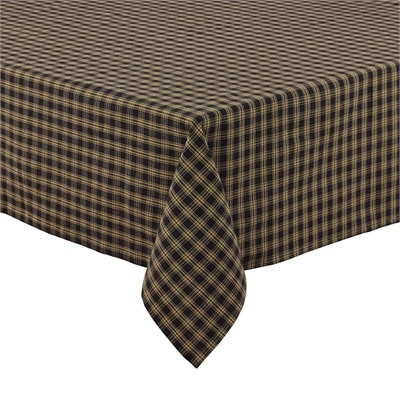 Sturbridge Black Tablecloth 60