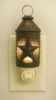 Punched Star Paul Revere Night Light