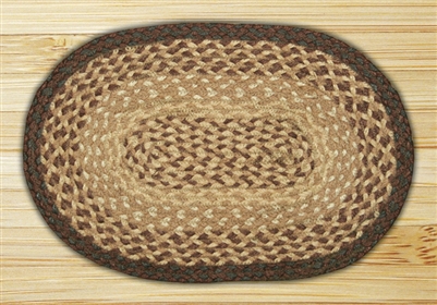 Oval Trivet - Chocolate/Natural