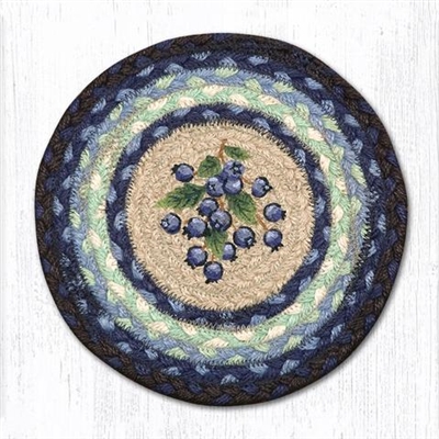 Blueberry Printed Round Trivet 10