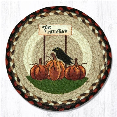 Pumpkin Patch Printed Round Trivet 10"